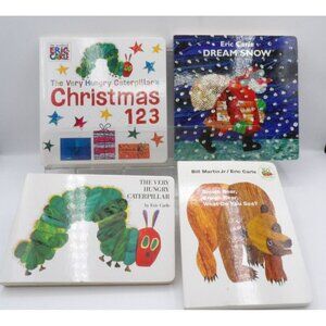 Eric Carle Hardboard Books for  Children Set of 4 ©1967-2015